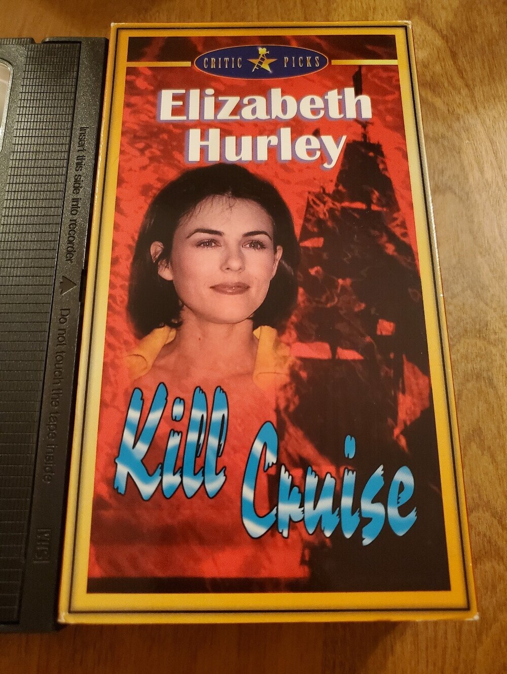 Kill Cruise VHS Tape 1990 Elizabeth Hurley Patsy Kensit Jurgen Prochnow Movie